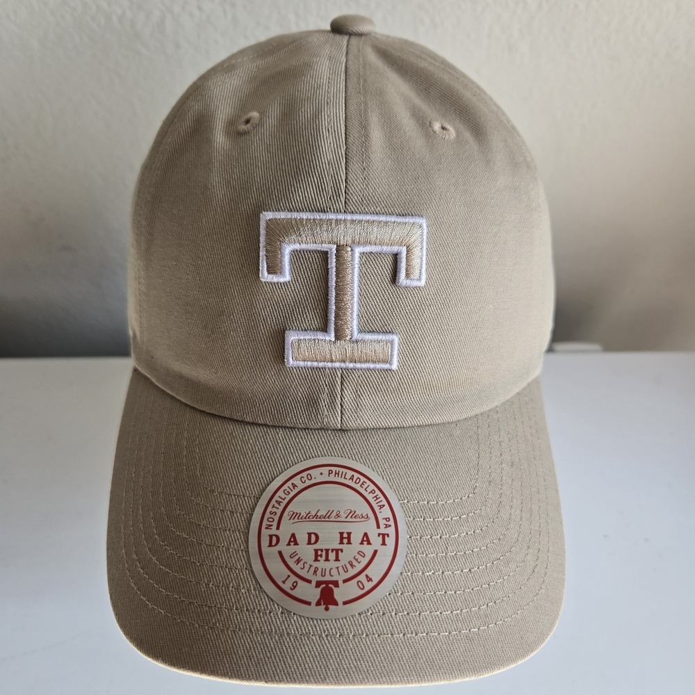 Mitchell & Ness Texas Rangers Khaki Dad‎ Hat Baseball Cap Cooperstown Collection